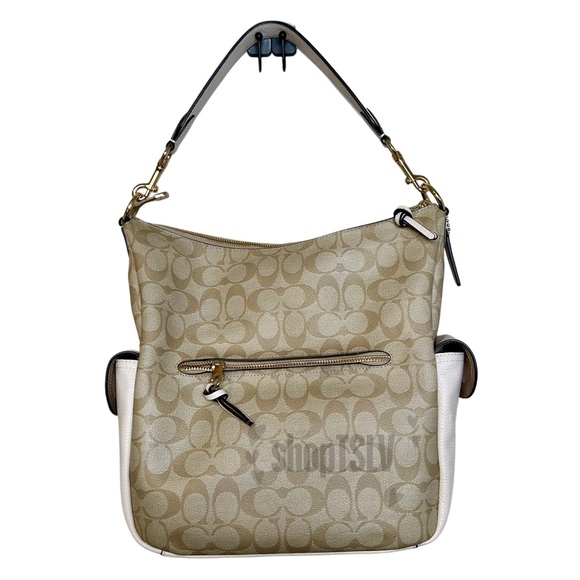 EUC Coach Pennie Shoulder Bag In Signature Canvas - Picture 2 of 10